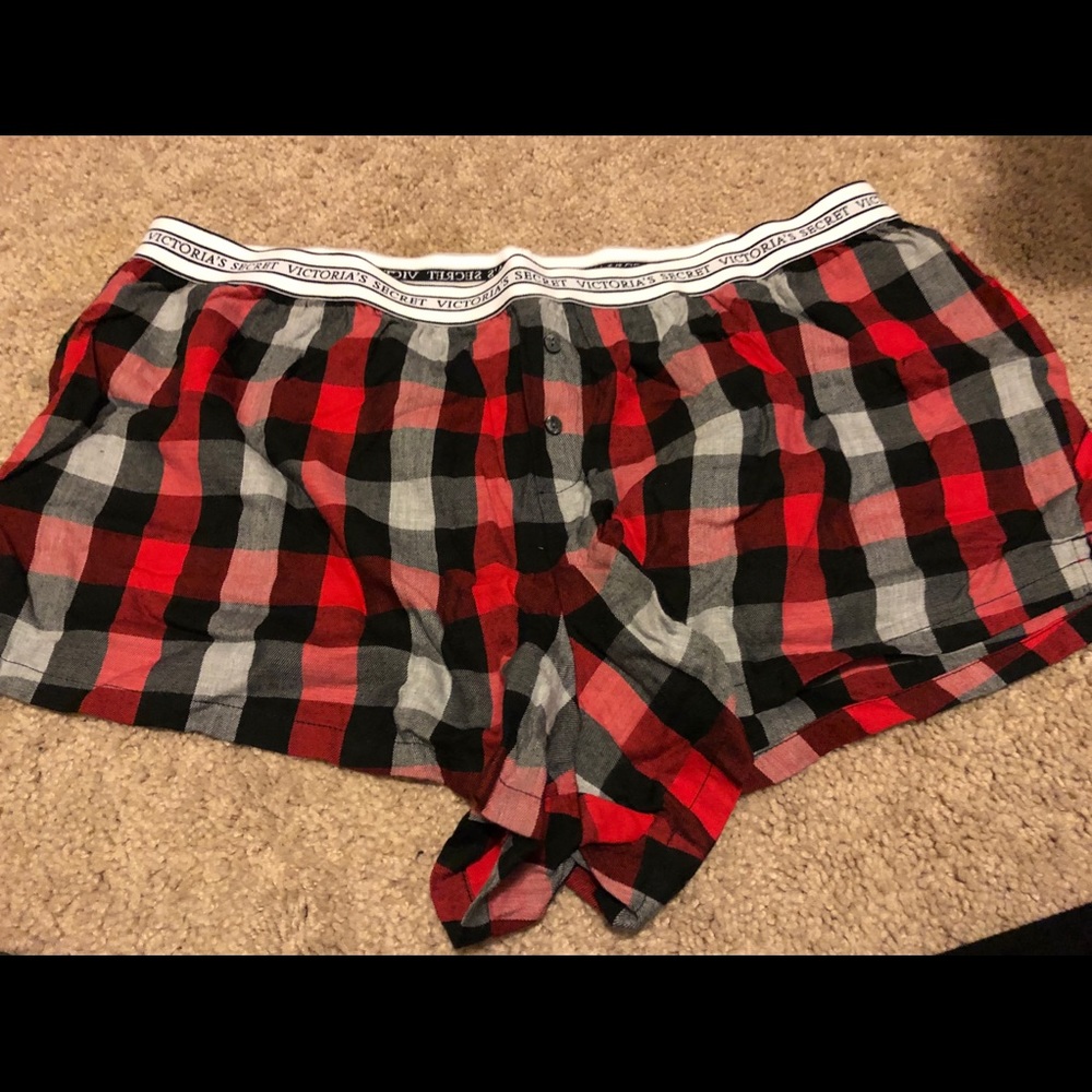 Plaid Victoria’s Secret shorts